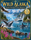 Wild Alaska: Inside Passage Cruise Memories digital coloring book cover
